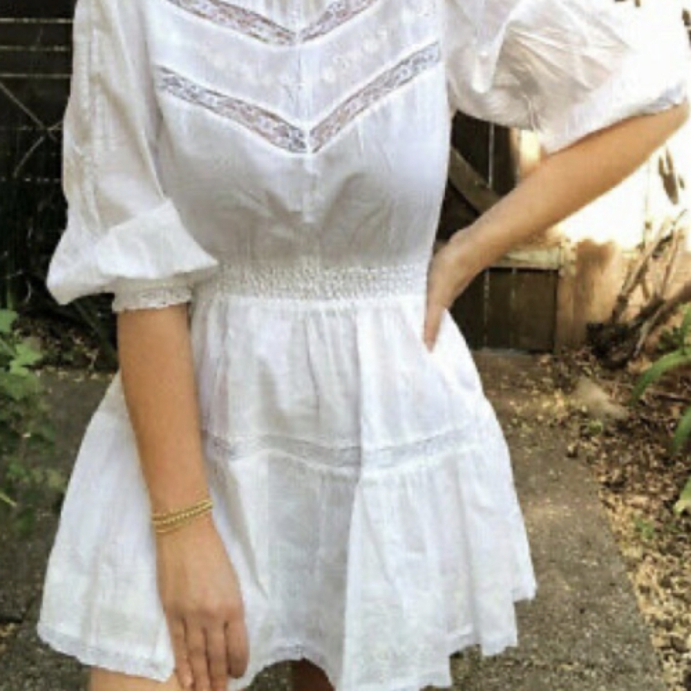 Loveshackfancy with lace dress